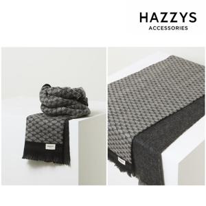 [선물포장][Cashmere Blended] 그레이 헤리아토 울캐시미어혼방 머플러 HJMU4F801G3