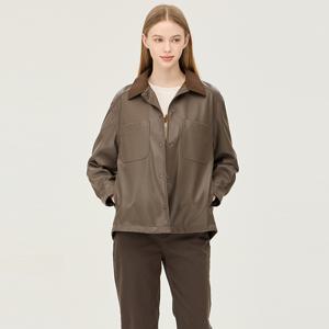 [본사] 페이크 레더 셔켓_BAJP91511BR