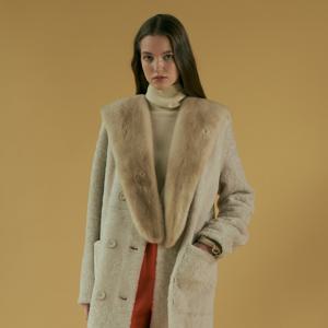 (SINI) 사가 밍크 어부바 숄 머플러