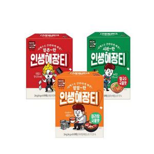 인생해장티 라면/마라탕/쌀국수국물맛 3종 4g x 6티백/유통기한:2024-11-27