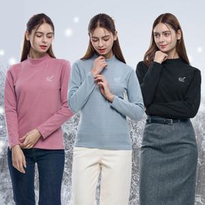 투엘라 포그니 여성 고밀도 기모 반폴라 티셔츠(W5WT57)