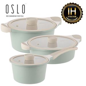오슬로(OSLO) 마린 세라믹인덕션냄비 3종(B)SET(18+24+24전)