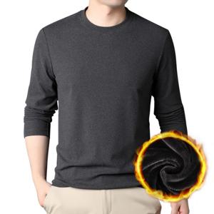 긴팔티 티셔츠 기모 베이직 남자 라운드넥 무지 쭉티