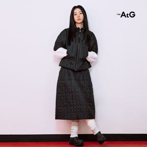 더엣지 25FW 메종 퀼팅 스커트