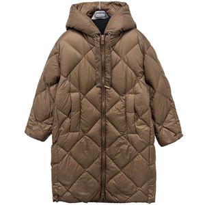 [명품] 25FW  더큐브 TREFE 트레페 구스 다운 패딩 코트 브라운 2529496045600 085