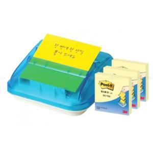 3M 디스펜서 팝업팩+포스트잇 C4214 76x76mm 뽑아쓰는포스트잇 포스트잇통 탁상용포스트잇