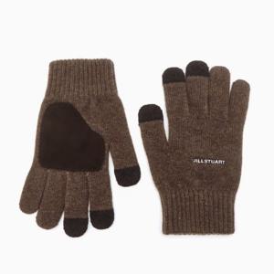 브라운 로고자수 울캐시미어혼방 스마트터치 남자장갑 JUGV5F703 W2