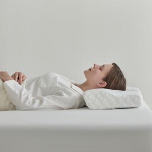 [1+1]알러씰 진드기차단 텐셀 방수 3D 경추 메모리폼 베개 34x60cm