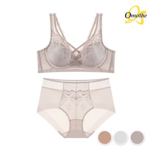 로얄 에디션 더블 풀커버 코튼 브라팬티 2종세트/컬러택일