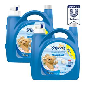 섬유유연제 블루스파클 5.5L 2개