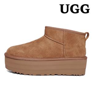 미국 UGG 클래식 울트라 미니 플랫폼 부츠 체스트넛 1135092-CHE