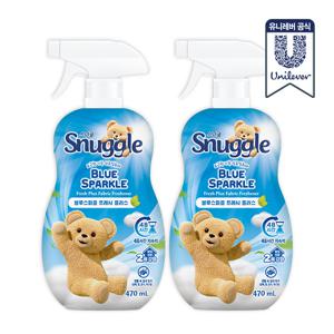 섬유탈취제 블루스파클 프레시 플러스 470ml 2개