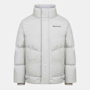 [테일러메이드] 남성 등판 레터링 구스 다운 점퍼 TMDJM4203-196