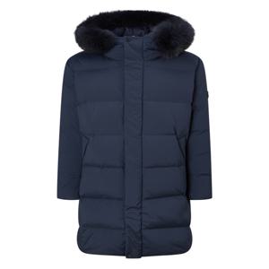 헤지스 골프 남성 [[24FW]] WPJU4D942N3 [스테디셀러]폭스퍼 로고패치 롱 다운 자켓 (NAVY)