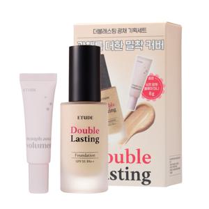 [기획세트] 더블래스팅 광채 세트(파운데이션+님프 광채 볼류머 미니)