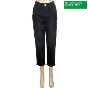 아울렛  일자 라인 반밴딩 데님 팬츠 BADPB5361_BB