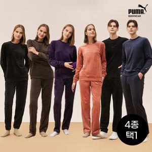 홈웨어 벨로아 기모 셋업 남녀 4종세트 택1