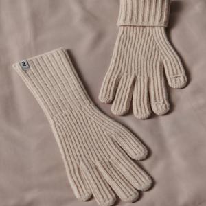 질 바이 질스튜어트 [[24FW]] JLGV4F301I1 [스마트폰터치][캐시혼방] 베이지 울캐시미어 니트 핑