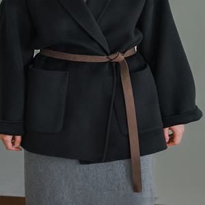 스웨이드 스트랩 벨트