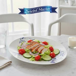 쯔비벨무스터 생선 접시 / 플레이팅접시 메인요리접시 타원접시