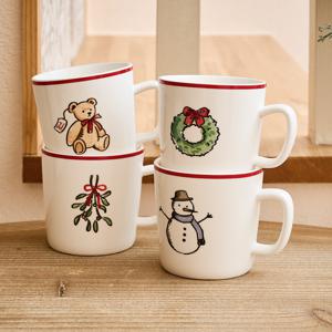 ON 해피홀리데이 머그 4P세트 230ml