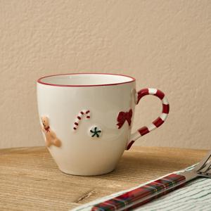 홀리베어 입체머그 270ml 레드