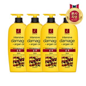 엘라스틴 아르간오일 집중영양 데미지 샴푸 680ml x 4개
