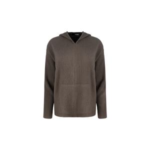 [최초가 142000원] 기모 플리츠 후드 티셔츠 브라운_YG11WNPBL01