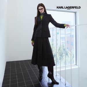 칼라거펠트 25FW 캐시미어블렌드 테일러드 스커트