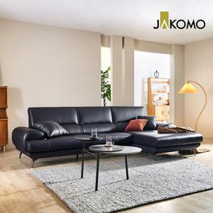 루디아 4인 카우치형 럭스 통가죽 천연면피 소가죽 소파