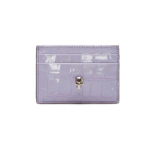 알렉산더 맥퀸 스컬 카드지갑 632038 1JMFI 5390 LILAC