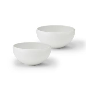 월백 달형 면기 17cm 2P