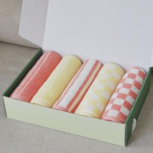 선염 데이즈컬렉션 세면타올 40수 200g 5장 세트