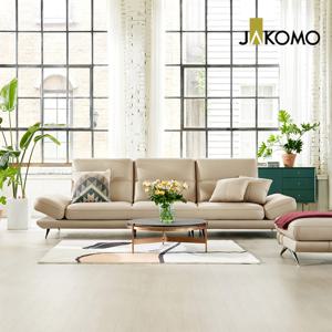 토파즈 4인 기능성 슈렁큰 천연면피 소가죽 소파+스툴