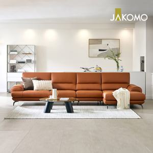 루디아 6인 카우치형 럭스 통가죽 천연면피 소가죽 소파