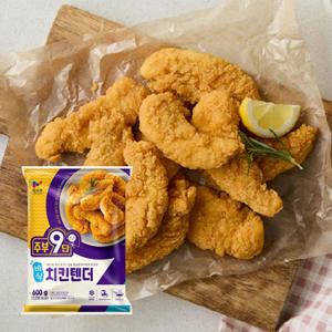주부9단 국내산 바삭치킨텐더 600g 2봉 / 냉동