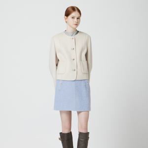 [CC콜렉트][정상가: 399,000]캐시미어 블렌드 핸드메이드 자켓 C254MSG151