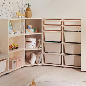 [일룸] 에디키즈 코너장 세트코너장+책장+PL수납장