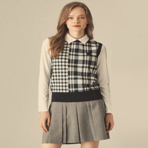 헤지스 골프 여성 [[24FW]] HWSW4C615N3 네이비 여성 자카드 스웨터 베스트