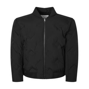 헤지스 골프 남성 [[24FW]] WPJU4D752BK [스테디셀러]퀼팅 레터 패치 다운 점퍼 (BLACK)