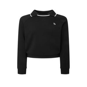 헤지스 골프 여성 [[24FW]] WWTS4C922BK [스테디셀러]스트레치 스웻 긴팔 폴로티셔츠 (BLACK)