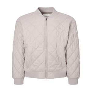 헤지스 골프 남성 [[24FW]] WPJU4D712I4 [스테디셀러] 로고 퀼팅 패딩 점퍼 (LIGHT BEIGE)