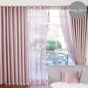 지나송 아모스 암막커튼 풀세트