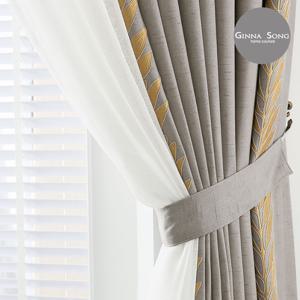 [지나송] 그리너리 쉬어 암막커튼 풀세트