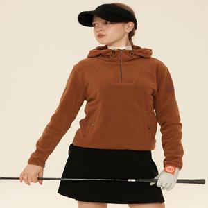 헤지스 골프 여성 [[24FW]] HWTS4D753BZ 브론즈 여성 후디 방풍 티셔츠