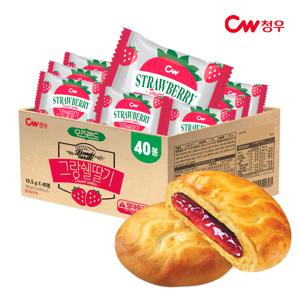 오즈랜드 그랑쉘 딸기쨈쿠키 780g(40개입)