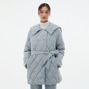 랩[정가 179,900] 웰론빅카라 벨티드 패딩 하프 코트 AP4PDA67