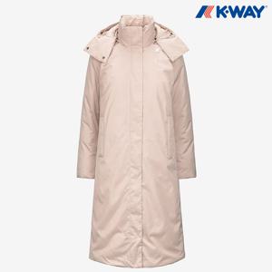 [정가:599,000] 까웨 여성 칼리시 사틴 써모 덕다운 롱패딩 코트 Y246EWD175