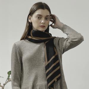 [최초가 19800원] 격자 컬러 배색 플리츠 스카프(2colors)_YJ10AQPSC01