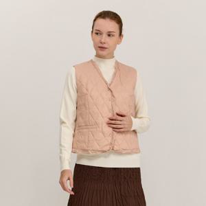 [최초가 118000원] 다이아 퀼팅 프릴 베스트_EDVTW125017